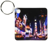 3dRose New York City Times Square - Key Chains, 2.25 x 4.5 inches, set of 4 (kc_4788_2)