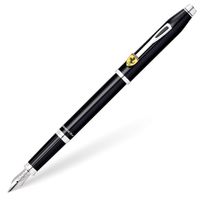 Cross Century II Collection for Scuderia Ferrari - Glossy Black Lacquer Fountain Pen with Stainless Steel Fine Nib