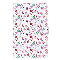 Sunmns Floral Wallet PU Leather Photo Album for Fujifilm Instax Mini 9 8 90 8+ 26 Instant Camera Film, Polaroid Snap Zip Z2300 PIC-300 Film (White Floral)