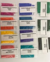 Thermochromic Multipurpose Pigment. Set of 11 Different Colors. 1 Grams Each Color. 13 Grams-Total Weight+Gift