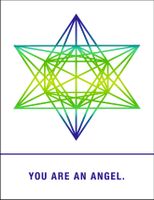 Quiplip Beautiful Sacred Geometry Cards Angel, 6-Pack (EM076PCK)