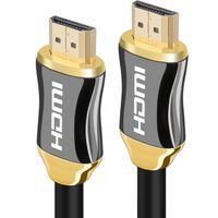 KIN&P Ultra High Speed hdmi Cable 115ft 4k HDMI Cables Support Ethernet,3D,4K and Audio Return (ARC) CL3 Function and with 24k Golden Plated Connector - Full Hd [Latest Version] (115Feet)