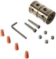 Emerson CFDCAB Downrod Coupler, Antique Brass, 43 Piece