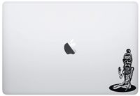 Laptop Notebook Sticker Decal - Hippie Yoga Man Pose - Skins Stickers