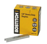 Bostitch Heavy Duty Premium Staples, 2-25 Sheets, 0.25 Inch Leg, 5,000 Per Box (SB351/4-5M)