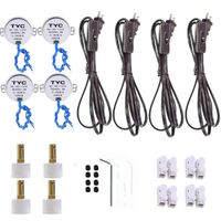 4PCS Synchronous Turntable Motor Electric Motor for Cup Turner, Cuptisserie Tumbler Cup Rotator with 7mm (30mm Length) Flexible Coupling Connecto 4W CCW/CW (5-6RPM ,4pcs)
