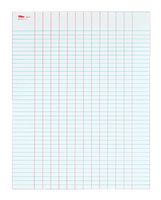 TOPS Data Pad, 13-Column Heavyweight 50-Sheet Pads, Box of 10 Pads (3616)