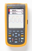 Fluke 123B Industrial ScopeMeter hand-held Oscilloscope, 2 input channels, 20 MHZ bandwidth