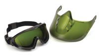 Direct/Indirect Goggle with IR3 Lens and Green Tinted Faceshield Attachment