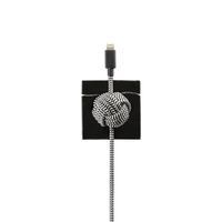 Native Union Night Cable Marble Edition [Apple MFi Certified] Lightning to USB Cable - Black