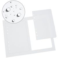 Rite in the Rain Weatherproof Loose Leaf Copier Paper, 2-4 5/8" x 7" White Loose Leaf Sheets Per 8 1/2" x 11" Main Sheet, 150 Sheet PK (No. LL8511)