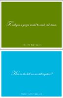 Quiplip The Semimental Collection 6) Greeting Cards