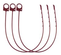 SDY 26-inch Snake Hair Drain Clog Remover Cleaning Tool, patented design easy pass through most drains to pull the clog out, 3 Pack, Burgundy red