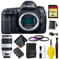 Canon EOS 5D Mark IV DSLR Camera Body Only Complete Kit (International Model) w/Canon EF 100-400mm f/4.5-5.6L is II USM Lens - International Model