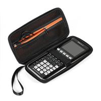 Faylapa Carrying Case Storage Travel Bag for Graphing Calculator Texas Instruments TI-83 Plus TI-84 Plus CE TI-89 Protective Pouch Black