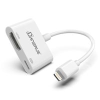 2019 Dansrusus Digital HDMI Adapter Converter New Edition 2 in 1 Plug and Play Digital AV Connector Compatible with iPhone X,8/7/Plus iPad iPod New Technology A