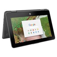 Newest HP 2-in-1 Business Chromebook 11.6in HD IPS Touchscreen, Intel Celeron N3350 Processor, 4GB Ram 16GB SSD, Intel HD Graphics, WiFi, Webcam, Google Chrome OS- Gray (Renewed)