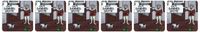 3dRose Out Damned Spot Humor Shakespeare Cartoon - Key Chains, 2.25 x 4.5 inches, set of 6 (kc_23200_3)