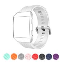 for Fitbit Ionic Watch Bands, Soft Silicone Adjustable Fashion Sport Strap for 2017 Fitbit Ionic Replacement Fitness Accessory Wristband (NO Tracker)