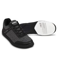 KR Strikeforce Men's Flyer Mesh Bowling Shoes, Black/Steel, Size 9.5