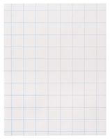 School Smart Double Sided Graph Paper with in Ruler - 8 1/2 in x 11in - Ream of 500 - White