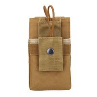 VGEBY Radio Case Holder, Multi-Function Universal Walkie Talkie Pouch for Hunting Police(Mud Color)