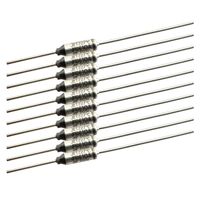 RuiLing 10-Pack Metal Thermal Fuse Thermal Cutoffs for Transformer Motor Electric Industrial Household Appliances Thermal Fuse SF226E-227 Degree Celsius 10A/250V