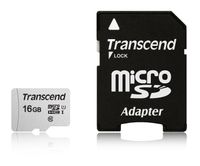 Transcend 16GB MicroSDXC/SDHC 300S Memory Card TS16GUSD300S-A