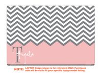 decalrus - Protective Decal for The Dell Latitude 7490 (14" Screen) Laptop with Customized Monogram DElatitude7490-Monogram8