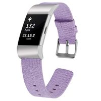 VEAQEE Compatible with Charge 2 Bands Soft Classic Breathable Replacement Woven Fabric Accessory Strap for Women Men Large Small