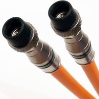 195ft TRI-SHIELD 14AWG 75 Ohm GEL COAT BRAID DIRECT BURIAL RG-11 UNDERGROUND COAXIAL CABLE BELDEN PPC ANTI-CORROSIVE WEATHER BOOT CONNECTORS UL ETL CUT TO ORDER ASSEMBLED IN USA by PHAT SATELLITE INTL