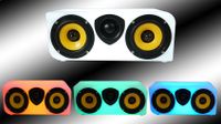 Rockville RPB40 40 Watt Dual 3" Portable Bluetooth Speaker w/Cool Illumination