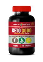 Natural Energy Supplements for Women - Keto 3000 MG - EXOGENOUS Ketone Complex - Keto Extra Strength - 1 Bottle 60 Capsules