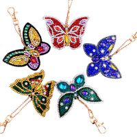  Clothful  DIY Special Shape Full Diamond Diamond Pattern Key Ring Set Diamond Embroidery