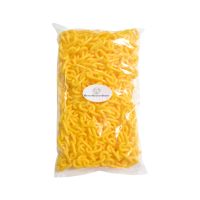 Plastic decorative safety security chain, Crowd Control Center (32', Yellow)