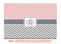 decalrus - Protective Decal for The Lenovo Yoga C930 (13.9" Screen) Laptop with Customized Monogram LEyoga13_C930-Monogram6