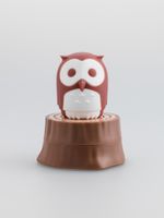 iThinking Huku with Trunk Owl Shaped Portable Screwdriver with Extension Bar, Maroon (ITK-OW9002-M)