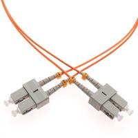 Pier Telecom Sc to Sc Fiber Optic Network Patch Cable Orange 3 Meter Multimode Duplex Fibre Optics Patch Cables Mm (62.5/125) with Sc-sc Connectors - 10 Feet