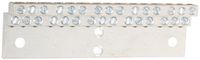 Neutral Bar and Neutral Assembly, 225A Neutral Bar, (30) 4-14 AWG Wire Range, 600VAC Voltage, 1.500" Width, 0.875" Height, 5.260" Length