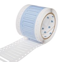 Brady PS-094-150-WT-S 1.5" Width x 0.182" Height, B-342 Heat-Shrink Polyolefin, Matte Finish White PermaSleeve Wire Marking Sleeve (Pack of 500)