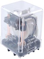 NTE Electronics R10-14D10-24N Series R10 General Purpose AC Relay, 3PDT-NO Contact Arrangement, 10 Amp, 24 VDC, Indicator Lamp