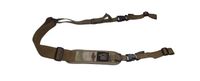 S2Delta - USA Made Premium 2 Point Rifle Sling, Fast Adjustment, Modular Attachment Connections, Comfortable 2" Wide Shoulder Strap (Coyote Tan Pigtail Padded, Full Sling (Padded))