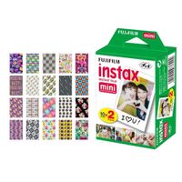 Fujifilm instax Mini Instant Film (20 Exposures) + 20 Sticker Frames for Fuji Instax Prints (BFF)