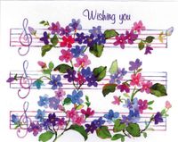 WISH YOU A MUSICAL NOTE CARDS