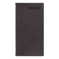 Letts 2018-2019 Verona, Weekly Academic Planner, Compact (6 x 3.125), Week to View Diary, July to August, Black (C39NUVBK-19)