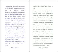 Quiplip Funny Fill-in-The-Blank Miss You and What's Up Cards, 6-Pack (QL04376PCK)