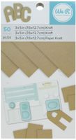 We R Memory Keepers 0633356608967 Paper Pad Punch Board & Punch-Kraft (50 Piece), 3 x 5