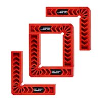 Positioning Squares, Woodworking Tool, Clamping 90 Degree Angles for Picture Frames, Boxes, Cabinets or Drawers (Set of 4) 6-Inch by TOFL