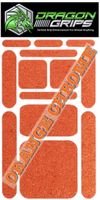 Non Slip Grip Tape Decal Textured Rubber Grip Sticky Stickers 13 Piece for iPhone Grip case Cell Laptop ipad Tablet (Orange Chrome)