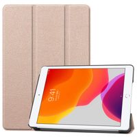 Case for New iPad 7 2019(10.2 Inch),Slim Lightweight Premium Leather Tri-Fold Business Case with Auto Wake/Sleep and Multiple Viewing Angles for iPad 10.2" 2019(7th Gen),10#Rose Gold